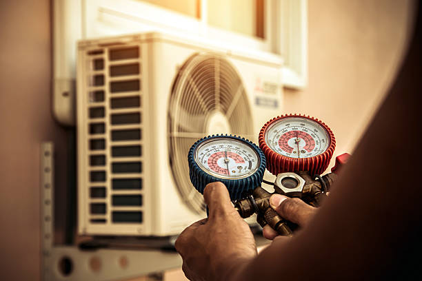 Professional Hvac technician working in Warren, MN